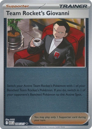 ASC204/217 - Team Rocket's Giovanni Energy Reverse Holo