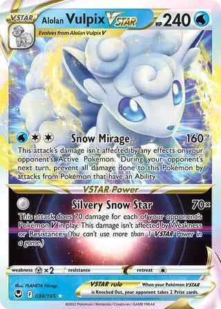 SIT034/195 - Alolan Vulpix VSTAR