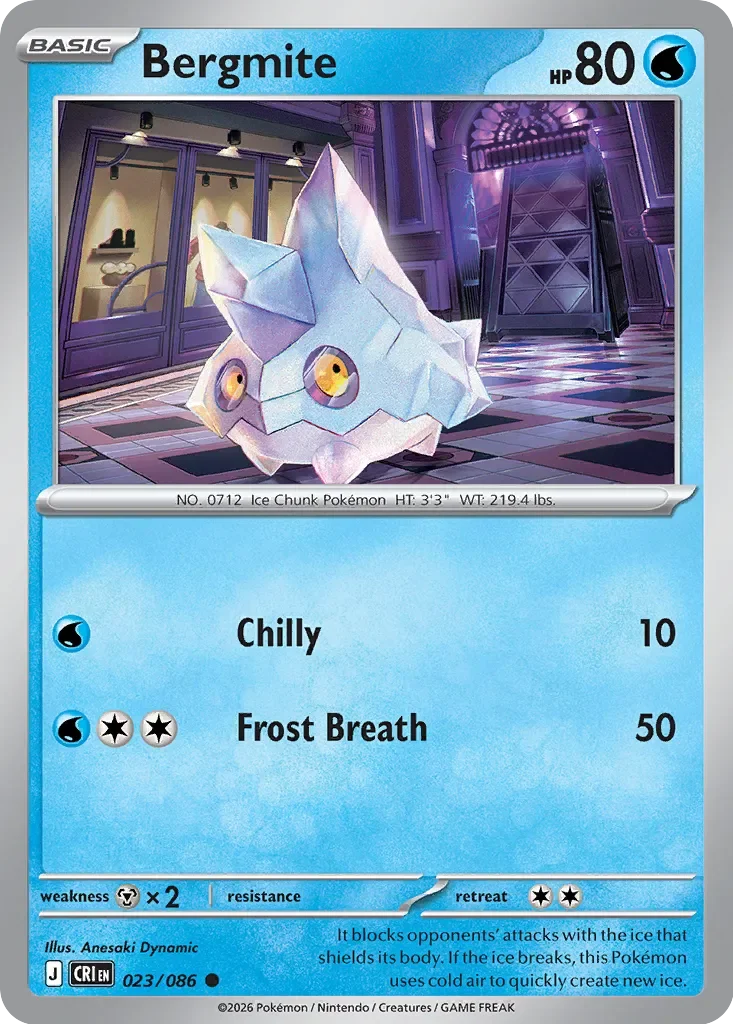 CRI023/086 - Bergmite Reverse Holo