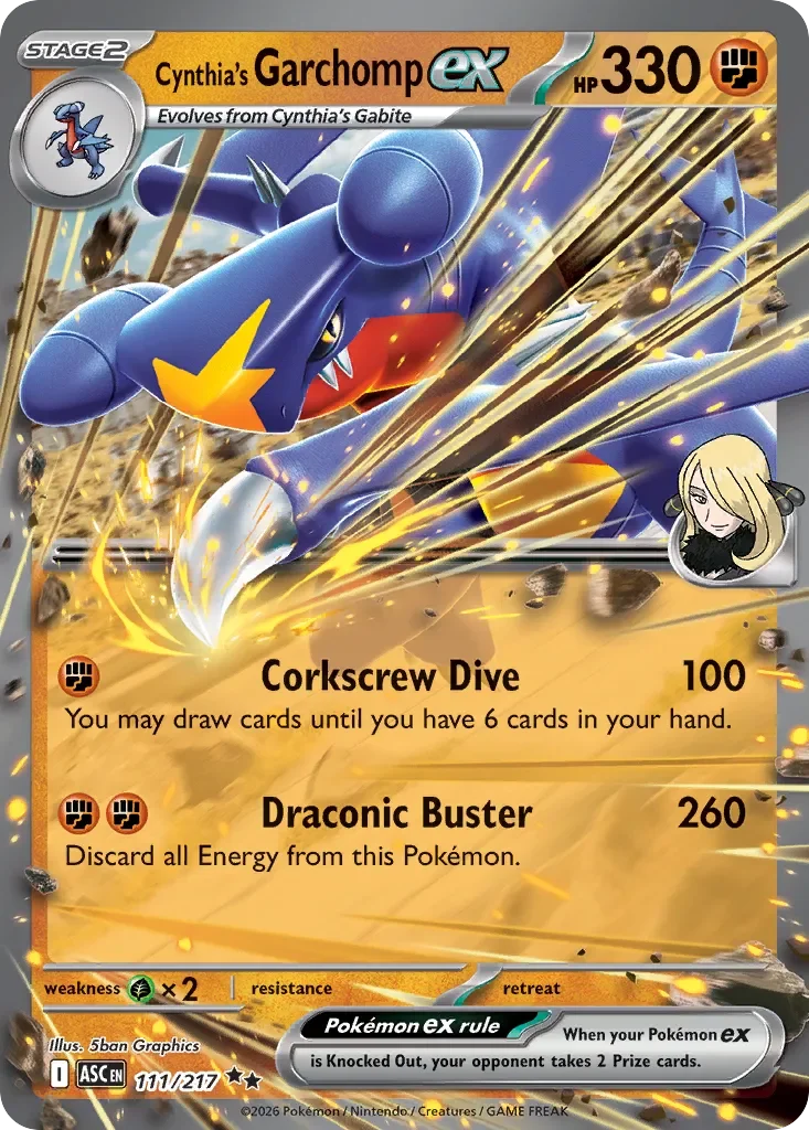 ASC111/217 - Cynthia's Garchomp ex