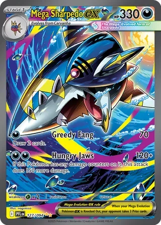PFL127/094 - Mega Sharpedo ex