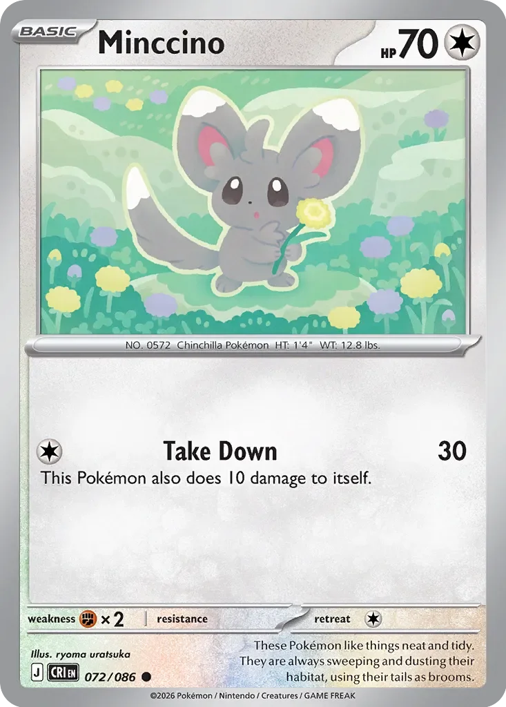 CRI072/086 - Minccino Reverse Holo