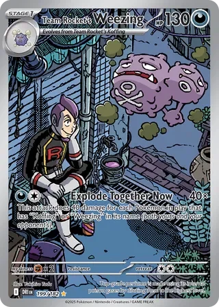 DRI199/182 - Team Rocket's Weezing