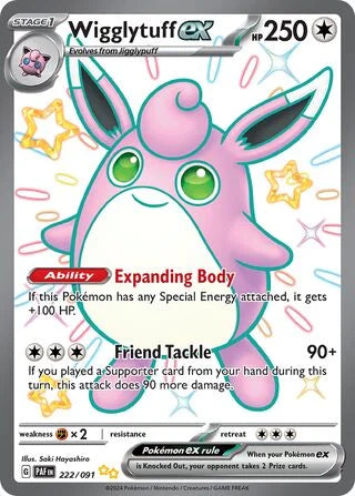 PAF222/091 - Wigglytuff ex