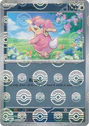 BLK074/086PB - Audino Poke Ball