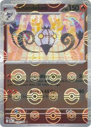 WHT018/086PB - Chandelure Poke Ball