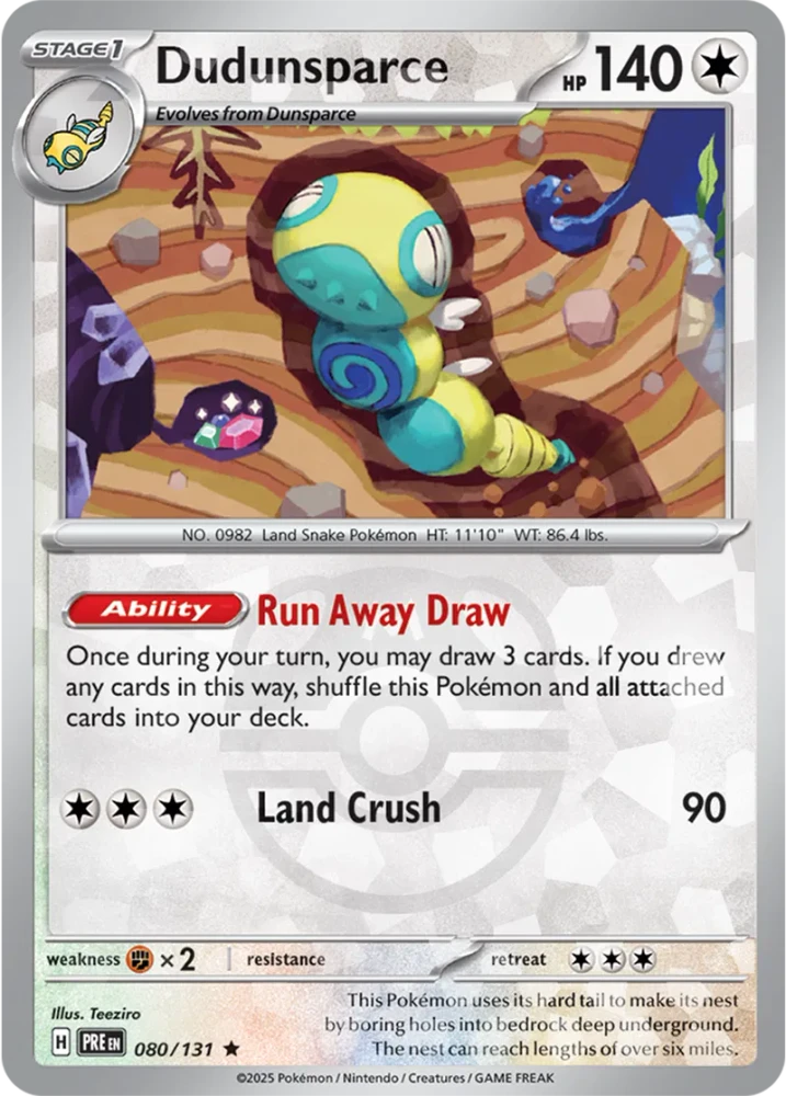 PRE080/131MB - Dudunsparce Master Ball