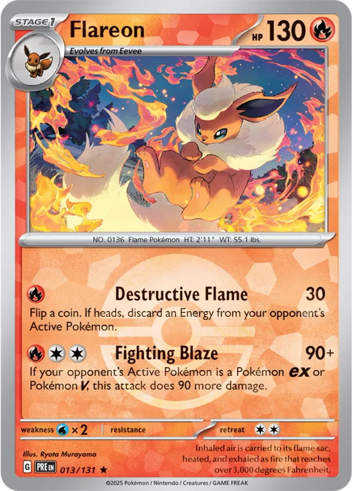 PRE013/131PB - Flareon Poke Ball