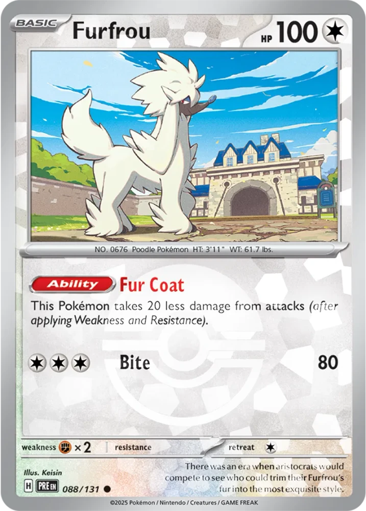 PRE088/131PB - Furfrou Poke Ball