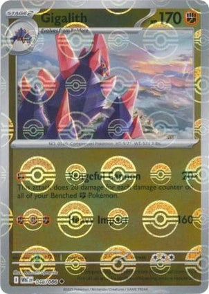 WHT048/086PB - Gigalith Poke Ball