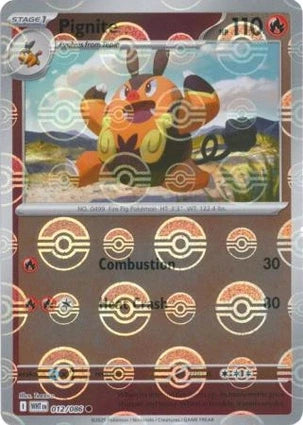 WHT012/086PB - Pignite Poke Ball