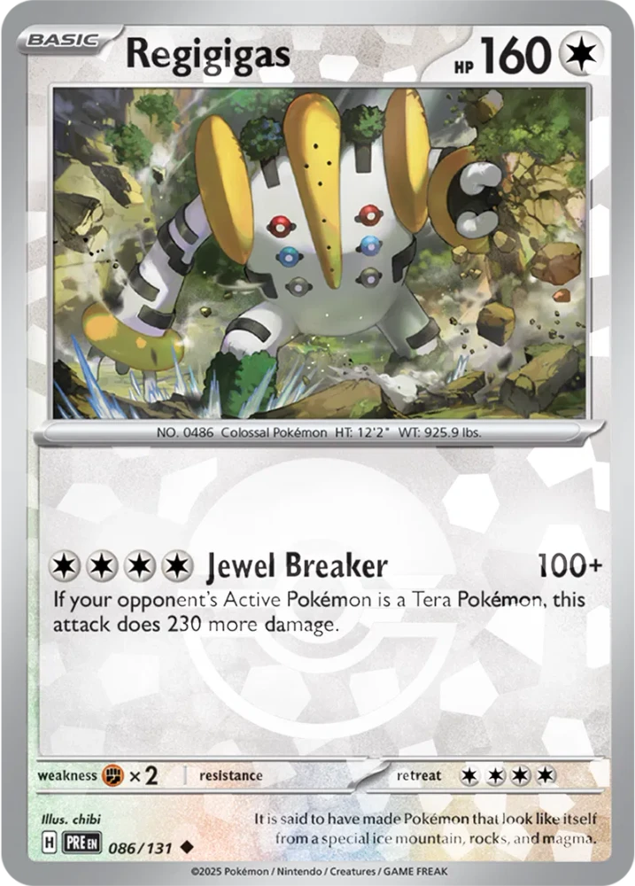 PRE086/131PB - Regigigas Poke Ball