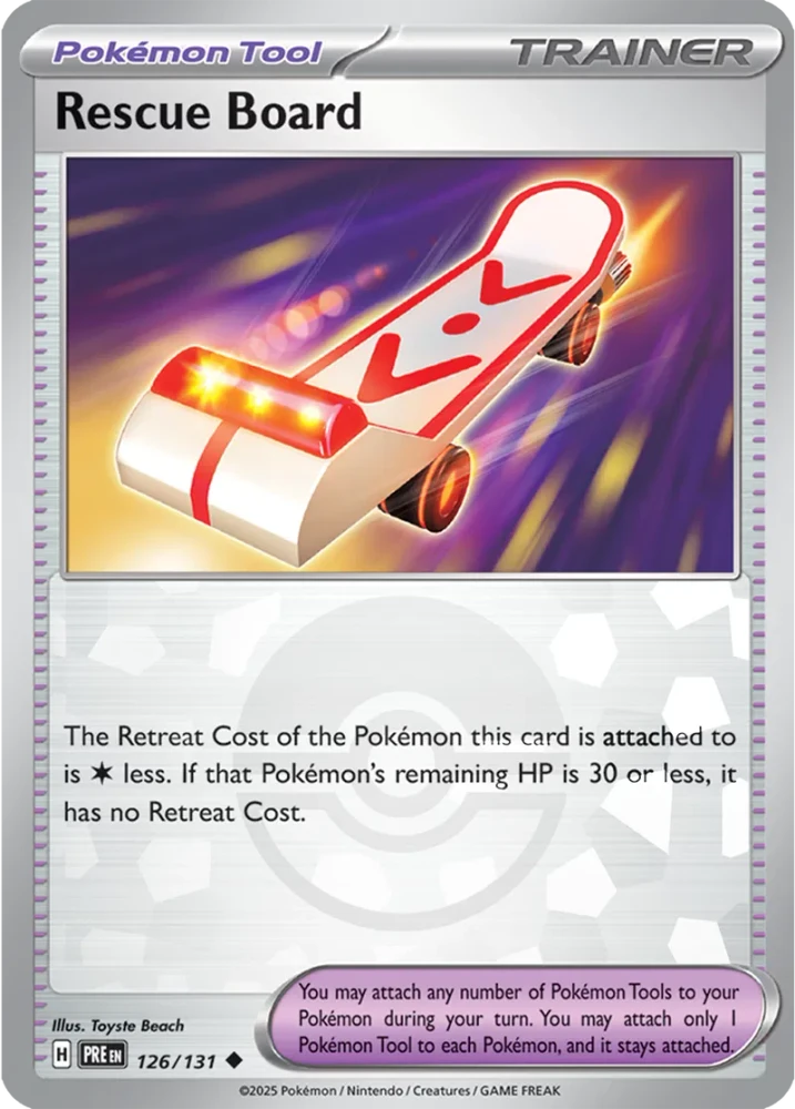 PRE126/131PB - Rescue Board Poke Ball