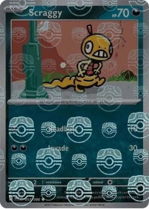 WHT057/086MB - Scraggy Master Ball