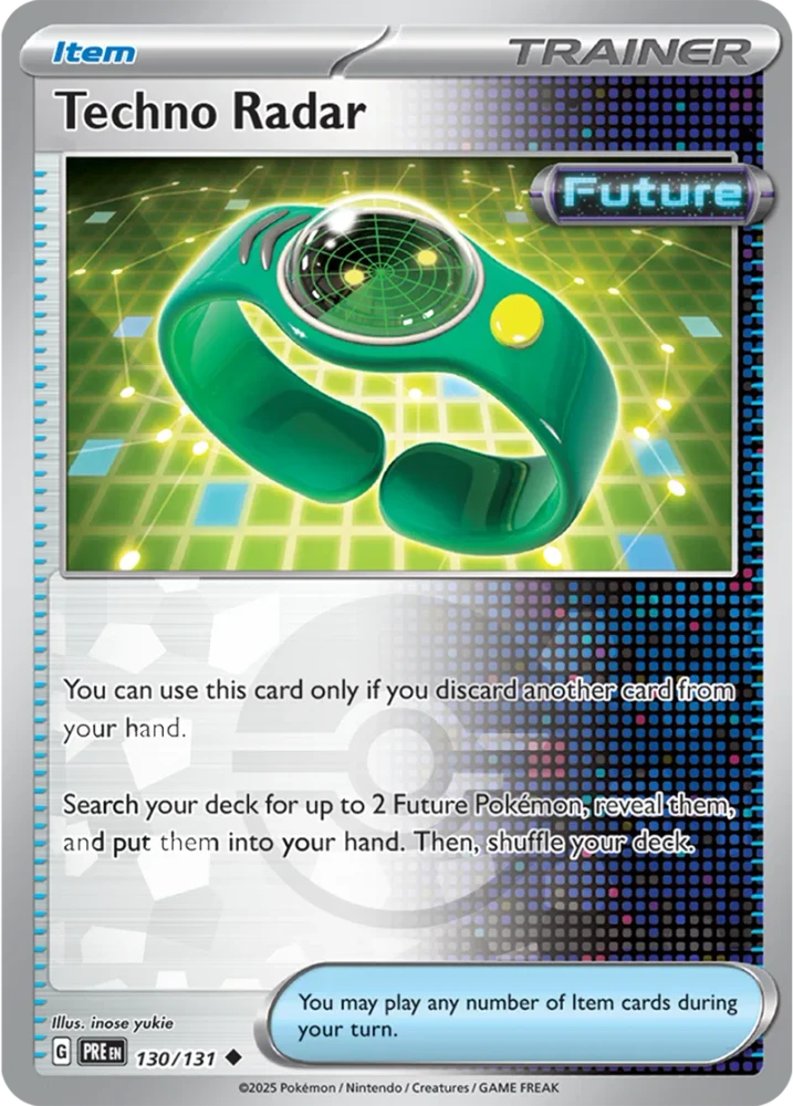 PRE130/131PB - Techno Radar Poke Ball