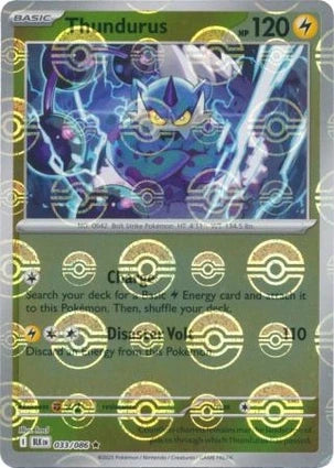 BLK033/086PB - Thundurus Poke Ball