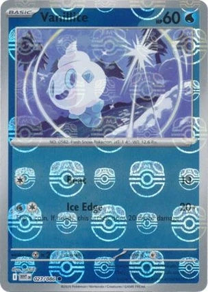 WHT027/086MB - Vanillite Master Ball