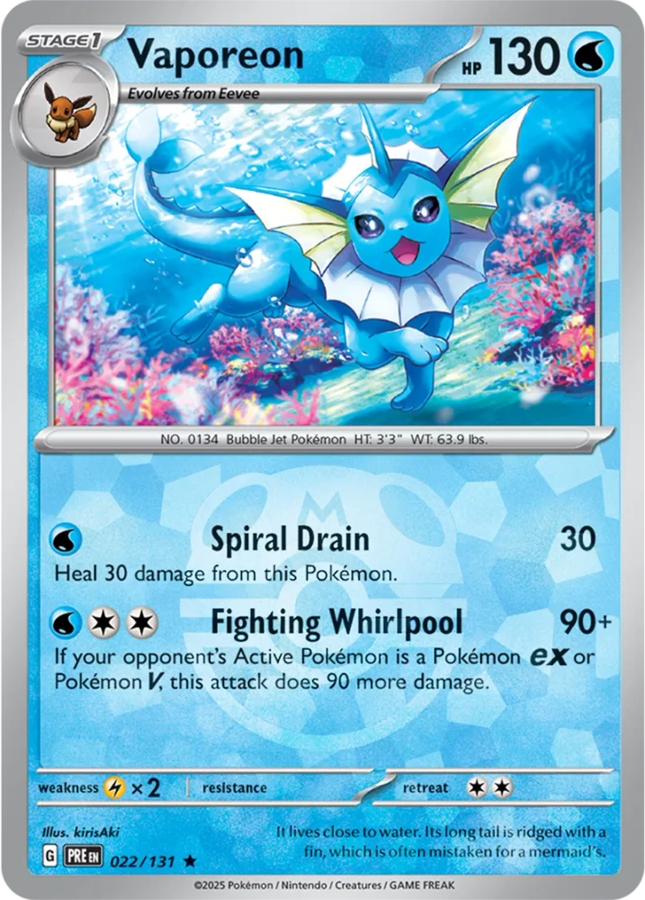 PRE022/131MB - Vaporeon Master Ball