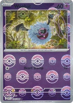 WHT036/086PB - Woobat Poke Ball