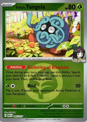 ASC007/217 - Erika's Tangela Energy Reverse Holo