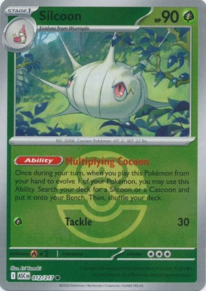 ASC012/217 - Silcoon Love Ball Reverse Holo