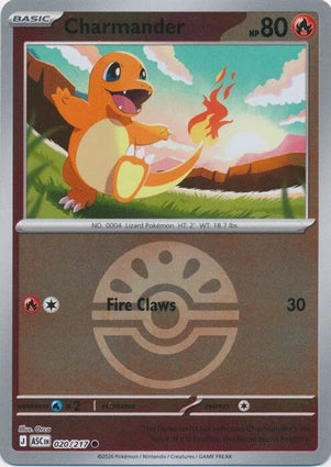 ASC020/217 - Charmander Friend Ball Reverse Holo