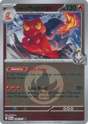 ASC024/217 - Ethan's Magcargo Energy Reverse Holo