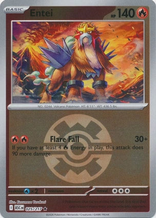 ASC025/217 - Entei Quick Ball Reverse Holo