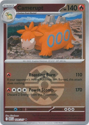 ASC028/217 - Camerupt Quick Ball Reverse Holo