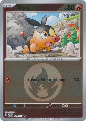 ASC029/217 - Tepig Energy Reverse Holo