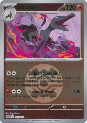 ASC035/217 - Salazzle Quick Ball Reverse Holo
