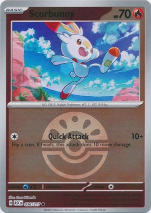 ASC036/217 - Scorbunny Friend Ball Reverse Holo