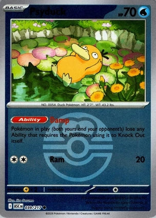 ASC039/217 - Psyduck Love Ball Reverse Holo
