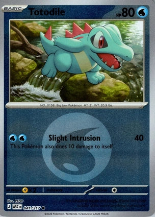 ASC041/217 - Totodile Energy Reverse Holo