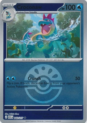 ASC042/217 - Croconaw Friend Ball Reverse Holo
