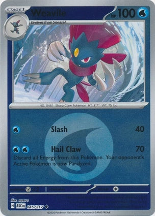 ASC045/217 - Weavile Energy Reverse Holo