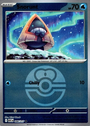 ASC046/217 - Snorunt Love Ball Reverse Holo