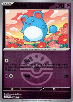 ASC083/217 - Marill Friend Ball Reverse Holo