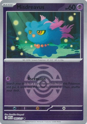 ASC085/217 - Misdreavus Dusk Ball Reverse Holo