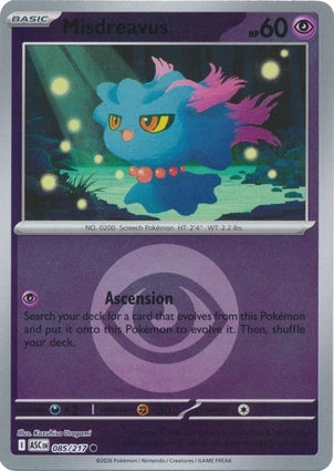 ASC085/217 - Misdreavus Energy Reverse Holo