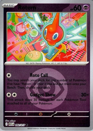 ASC092/217 - Rotom Energy Reverse Holo