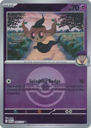 ASC095/217 - Hop's Phantump Poke Ball Reverse Holo