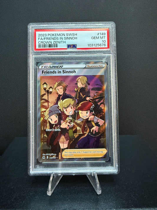103125676 -  PSA 10 English Crown Zenith Friends In Sinnoh 149/159