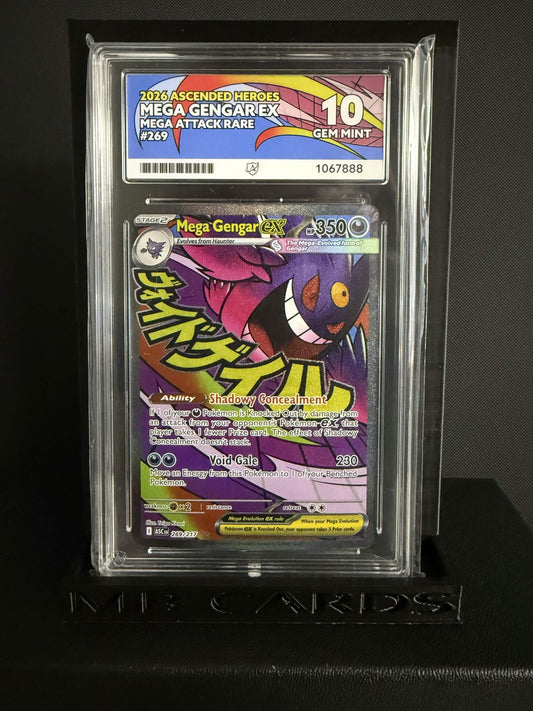1067888 - ACE 10 English Ascended Heroes Mega Gengar ex 269/217