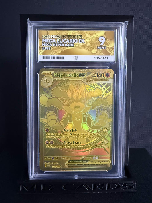 1067890 - ACE 9 English Ascended Heroes Mega Lucario ex 188/217