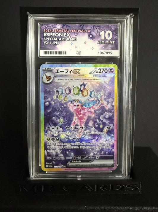 1067895 - ACE 10 Japanese Terastal Festival Espeon ex 211/187