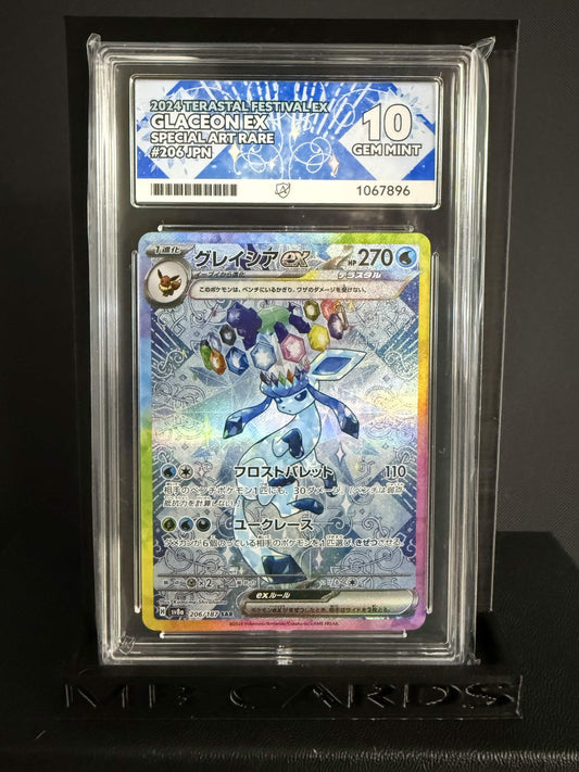 1067896 - ACE 10 Japanese Terastal Festival Glaceon ex 206/187