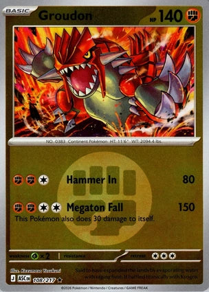 ASC108/217 - Groudon Energy Reverse Holo