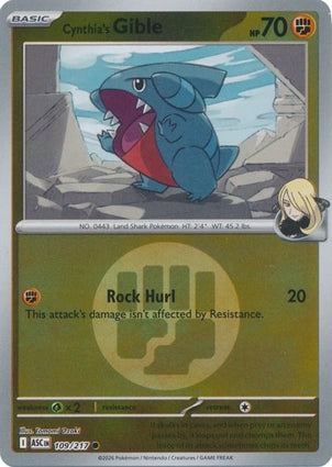 ASC109/217 - Cynthia's Gible Energy Reverse Holo