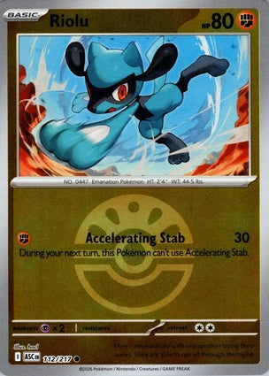 ASC112/217 - Riolu Friend Ball Reverse Holo
